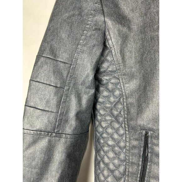 NWT Mens American Breed Blue Denim Jacket 100% Pleater Motorcycle Lining Medium - Picture 9 of 16